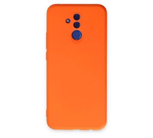 Huawei Mate 20 Lite Kılıf Nano içi Kadife Silikon - Turuncu Huawei Mate 20 Lite Kılıf Nano içi Kadife Silikon - Turuncu