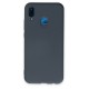 Huawei P20 Lite Kılıf Nano içi Kadife Silikon - Gri