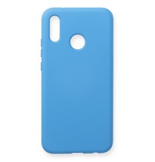 Huawei P20 Lite Kılıf Nano içi Kadife Silikon - Mavi