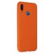 Huawei P20 Lite Kılıf Nano içi Kadife Silikon - Turuncu