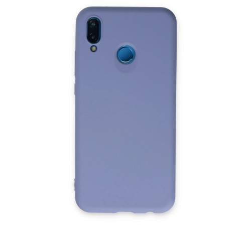 Huawei P20 Lite Kılıf Nano içi Kadife Silikon - Lila Huawei P20 Lite Kılıf Nano içi Kadife Silikon - Lila