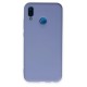 Huawei P20 Lite Kılıf Nano içi Kadife Silikon - Lila