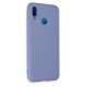 Huawei P20 Lite Kılıf Nano içi Kadife Silikon - Lila