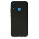 Huawei P20 Lite Kılıf Nano içi Kadife Silikon - Siyah