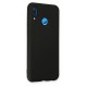 Huawei P20 Lite Kılıf Nano içi Kadife Silikon - Siyah