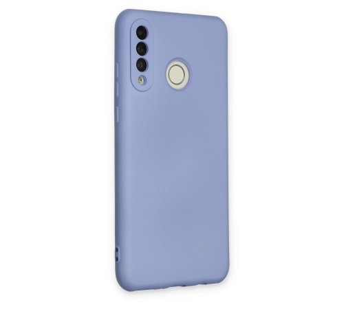 Huawei P30 Lite Kılıf Nano içi Kadife Silikon - Lila Huawei P30 Lite Kılıf Nano içi Kadife Silikon - Lila