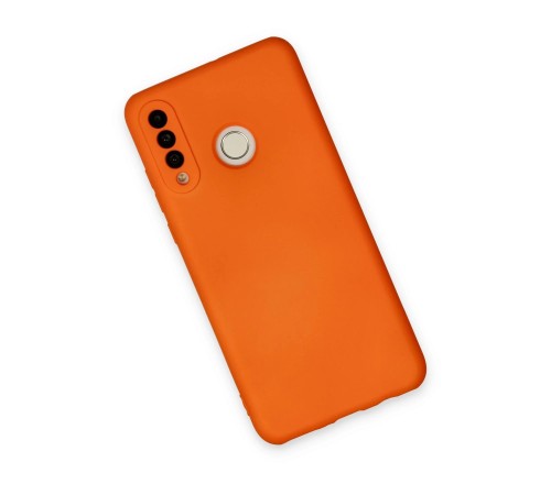 Huawei P30 Lite Kılıf Nano içi Kadife Silikon - Turuncu Huawei P30 Lite Kılıf Nano içi Kadife Silikon - Turuncu