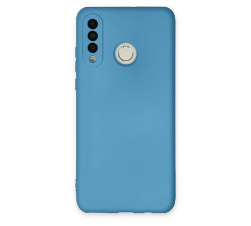 Huawei P30 Lite Kılıf Nano içi Kadife Silikon - Mavi Huawei P30 Lite Kılıf Nano içi Kadife Silikon - Mavi