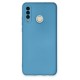 Huawei P30 Lite Kılıf Nano içi Kadife Silikon - Mavi