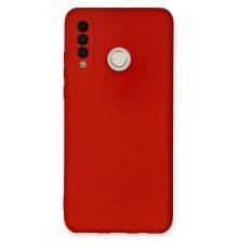 Huawei P30 Lite Kılıf Nano içi Kadife Silikon - Kırmızı