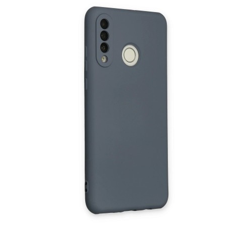 Huawei P30 Lite Kılıf Nano içi Kadife Silikon - Gri Huawei P30 Lite Kılıf Nano içi Kadife Silikon - Gri
