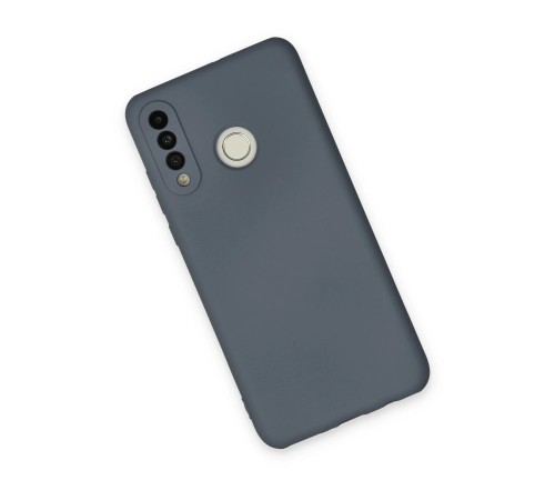 Huawei P30 Lite Kılıf Nano içi Kadife Silikon - Gri Huawei P30 Lite Kılıf Nano içi Kadife Silikon - Gri
