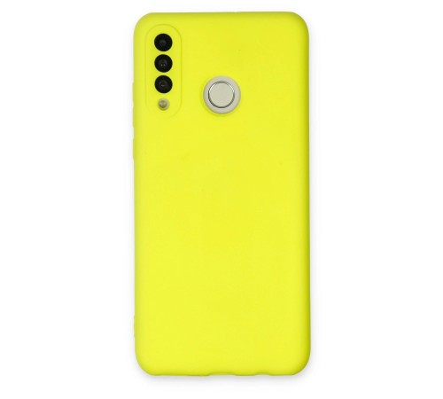 Huawei P30 Lite Kılıf Nano içi Kadife Silikon - Sarı Huawei P30 Lite Kılıf Nano içi Kadife Silikon - Sarı