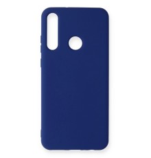Huawei Y6P Kılıf Nano içi Kadife Silikon - Lacivert