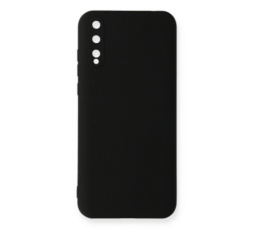 Huawei P Smart S Kılıf Nano içi Kadife Silikon - Siyah Huawei P Smart S Kılıf Nano içi Kadife Silikon - Siyah