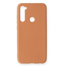 Xiaomi Redmi Note 8 Kılıf Nano içi Kadife Silikon - Turuncu