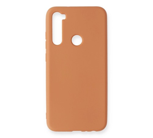 Xiaomi Redmi Note 8 Kılıf Nano içi Kadife Silikon - Turuncu Xiaomi Redmi Note 8 Kılıf Nano içi Kadife Silikon - Turuncu