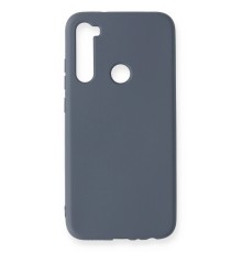Xiaomi Redmi Note 8 Kılıf Nano içi Kadife Silikon - Gri