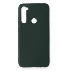 Xiaomi Redmi Note 8 Kılıf Nano içi Kadife Silikon - Koyu Yeşil