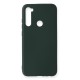 Xiaomi Redmi Note 8 Kılıf Nano içi Kadife Silikon - Koyu Yeşil