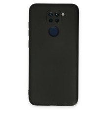 Xiaomi Redmi Note 9 Kılıf Nano içi Kadife Silikon - Siyah