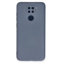 Xiaomi Redmi Note 9 Kılıf Nano içi Kadife Silikon - Gri