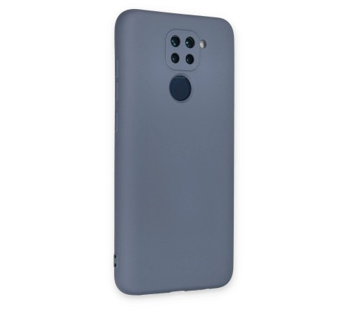 Xiaomi Redmi Note 9 Kılıf Nano içi Kadife Silikon - Gri Xiaomi Redmi Note 9 Kılıf Nano içi Kadife Silikon - Gri