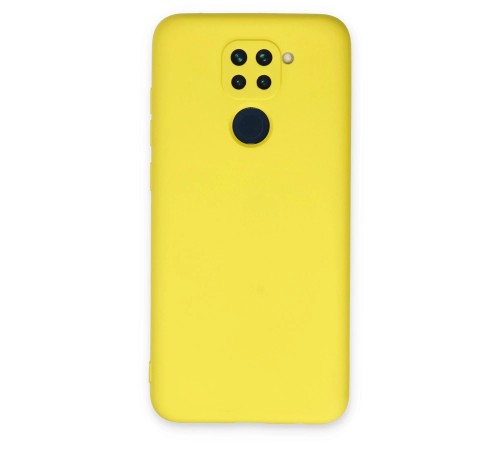 Xiaomi Redmi Note 9 Kılıf Nano içi Kadife Silikon - Sarı Xiaomi Redmi Note 9 Kılıf Nano içi Kadife Silikon - Sarı