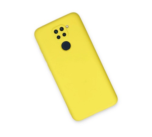 Xiaomi Redmi Note 9 Kılıf Nano içi Kadife Silikon - Sarı Xiaomi Redmi Note 9 Kılıf Nano içi Kadife Silikon - Sarı