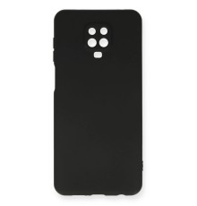 Xiaomi Redmi Note 9 Pro Kılıf Nano içi Kadife Silikon - Siyah