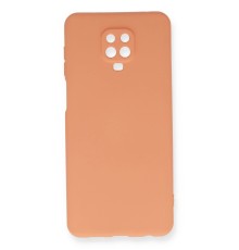 Xiaomi Redmi Note 9 Pro Kılıf Nano içi Kadife Silikon - Turuncu