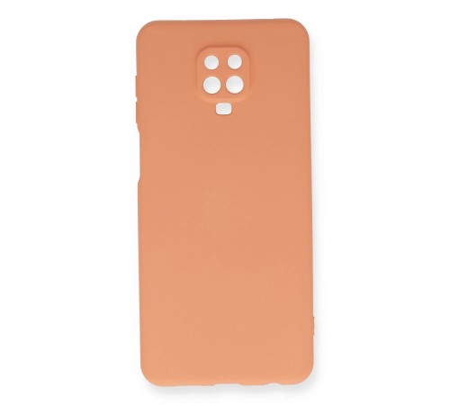 Xiaomi Redmi Note 9 Pro Kılıf Nano içi Kadife Silikon - Turuncu Xiaomi Redmi Note 9 Pro Kılıf Nano içi Kadife Silikon - Turuncu
