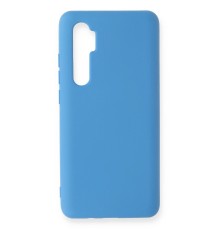 Xiaomi Mi Note 10 Lite Kılıf Nano içi Kadife Silikon - Mavi