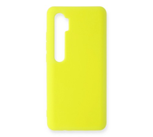 Xiaomi Mi Note 10 Lite Kılıf Nano içi Kadife Silikon - Sarı Xiaomi Mi Note 10 Lite Kılıf Nano içi Kadife Silikon - Sarı