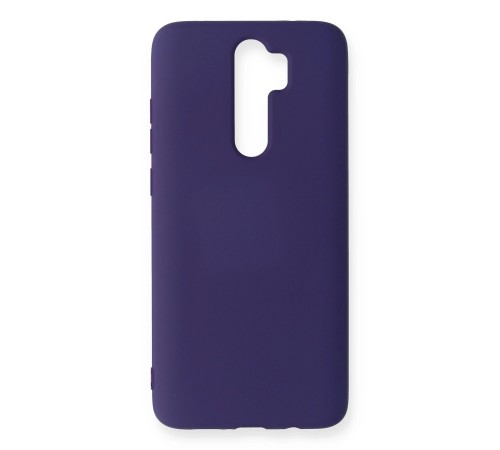 Xiaomi Redmi Note 8 Pro Kılıf Nano içi Kadife Silikon - Mor Xiaomi Redmi Note 8 Pro Kılıf Nano içi Kadife Silikon - Mor