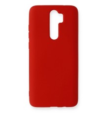 Xiaomi Redmi Note 8 Pro Kılıf Nano içi Kadife Silikon - Kırmızı