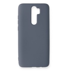 Xiaomi Redmi Note 8 Pro Kılıf Nano içi Kadife Silikon - Gri