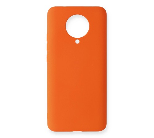 Xiaomi Redmi K30 Pro Kılıf Nano içi Kadife Silikon - Turuncu Xiaomi Redmi K30 Pro Kılıf Nano içi Kadife Silikon - Turuncu