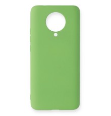 Xiaomi Redmi K30 Pro Kılıf Nano içi Kadife Silikon - Yeşil
