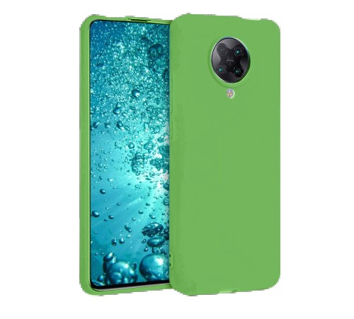 Xiaomi Redmi K30 Pro Kılıf Nano içi Kadife Silikon - Yeşil Xiaomi Redmi K30 Pro Kılıf Nano içi Kadife Silikon - Yeşil