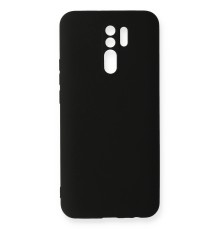 Xiaomi Redmi 9 Kılıf Nano içi Kadife Silikon - Siyah