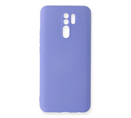 Xiaomi Redmi 9 Kılıf Nano içi Kadife Silikon - Lila Xiaomi Redmi 9 Kılıf Nano içi Kadife Silikon - Lila
