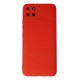 Realme C11 Kılıf Nano içi Kadife Silikon - Kırmızı
