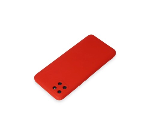 Realme C11 Kılıf Nano içi Kadife Silikon - Kırmızı Realme C11 Kılıf Nano içi Kadife Silikon - Kırmızı