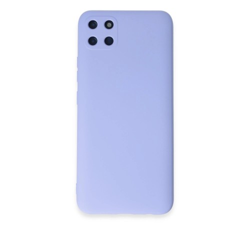 Realme C11 Kılıf Nano içi Kadife Silikon - Lila Realme C11 Kılıf Nano içi Kadife Silikon - Lila