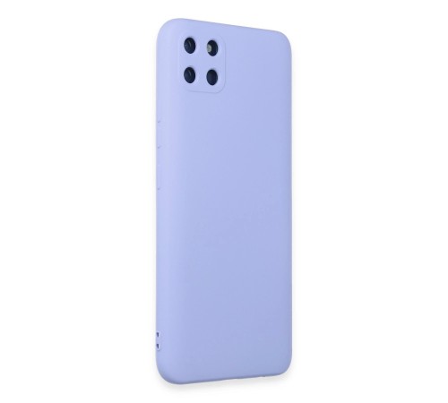 Realme C11 Kılıf Nano içi Kadife Silikon - Lila Realme C11 Kılıf Nano içi Kadife Silikon - Lila