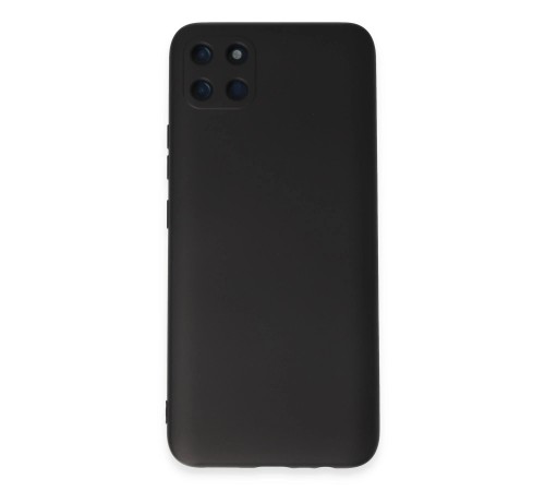Realme C11 Kılıf Nano içi Kadife Silikon - Siyah Realme C11 Kılıf Nano içi Kadife Silikon - Siyah