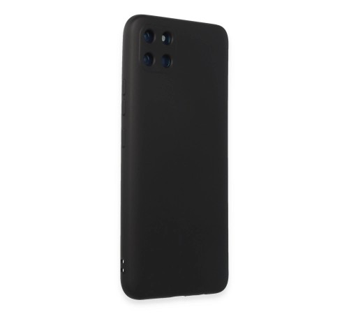 Realme C11 Kılıf Nano içi Kadife Silikon - Siyah Realme C11 Kılıf Nano içi Kadife Silikon - Siyah