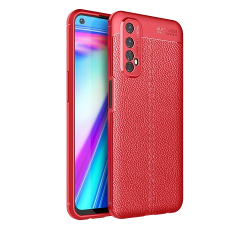 Realme 7 Kılıf Auto Focus Kapak - Kırmızı Realme 7 Kılıf Auto Focus Kapak - Kırmızı