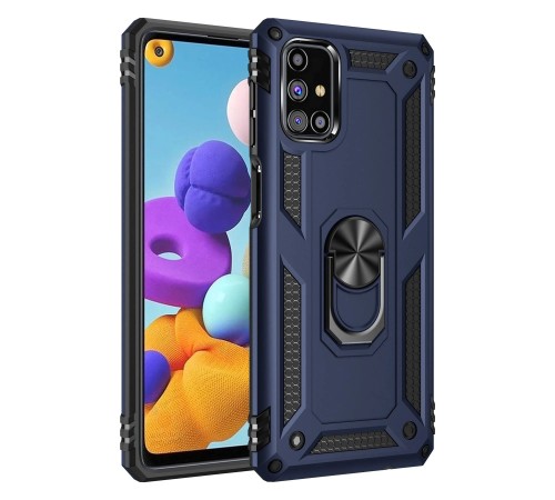Samsung Galaxy M51 Kılıf Sofya Yüzüklü Silikon Kapak - Lacivert Samsung Galaxy M51 Kılıf Sofya Yüzüklü Silikon Kapak - Lacivert